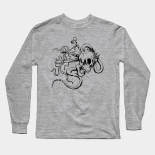 Serpent Skull Long Sleeve T-Shirt